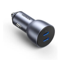 Cargador de coche usb doble Ugreen Gris USB A y C