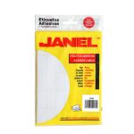 ETIQUETAS BLANCAS JANEL 1.3 X 4.5CMS (1/2? X 1 3/4?) J-5267 80 EN