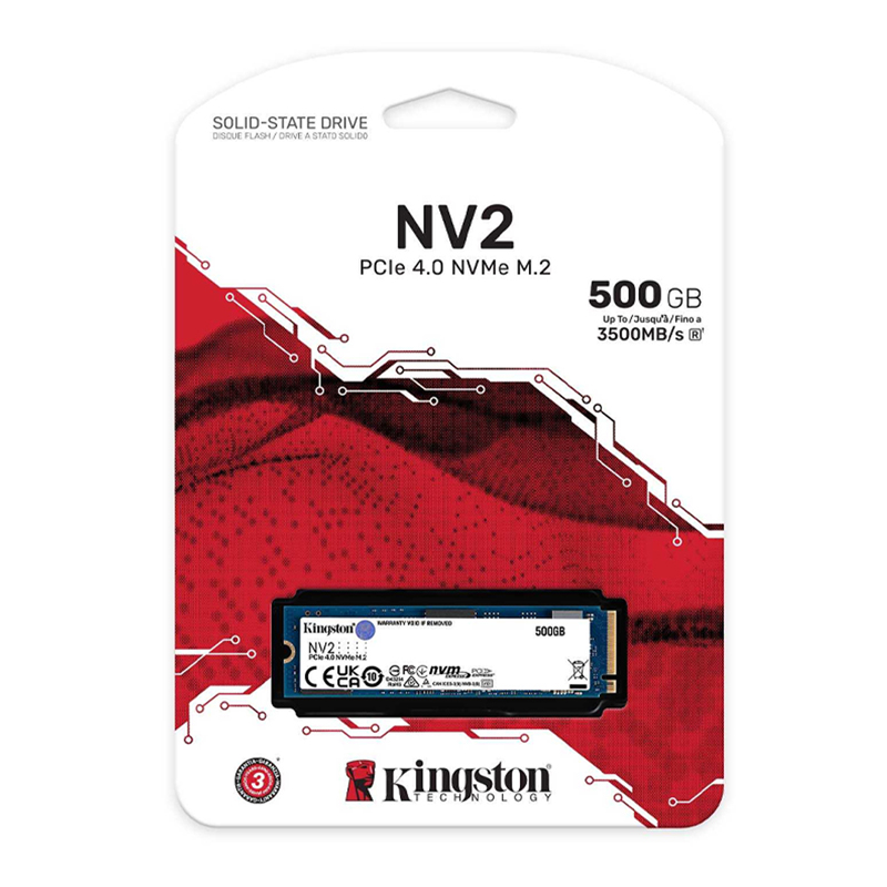 Disco estado solido Kingston SSD 500GB NV2 (SNV2S/500GB)