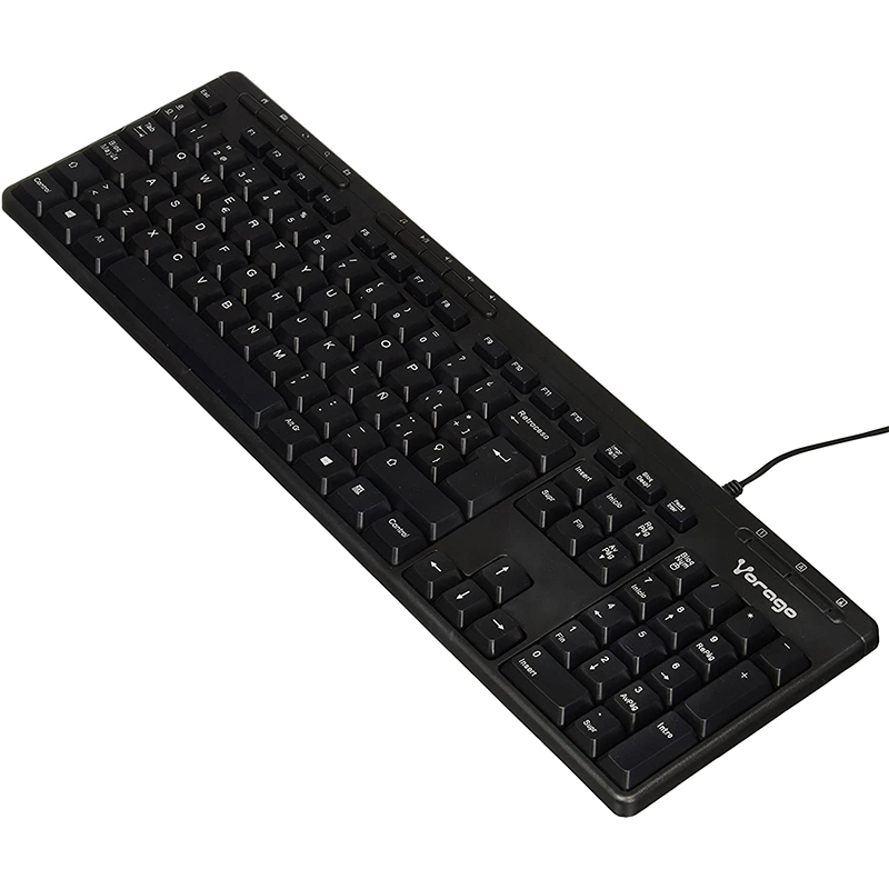 Teclado Alambrico Vorago KB-202 Color Negro