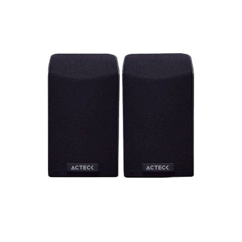 Bocinas Acteck Entry 750 Usb, color Negro, AC-929103