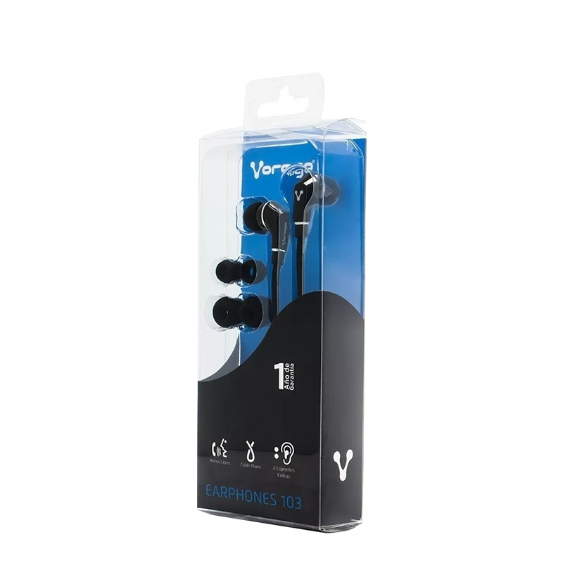 Audifonos Vorago EPB-103 Color Negro