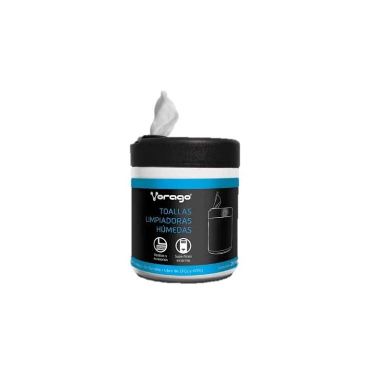 Bote de Toallas Humedas Vorago CLN-102