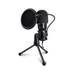 Microfono Game Factor Usb, Streaming, MCG601 Color Negro