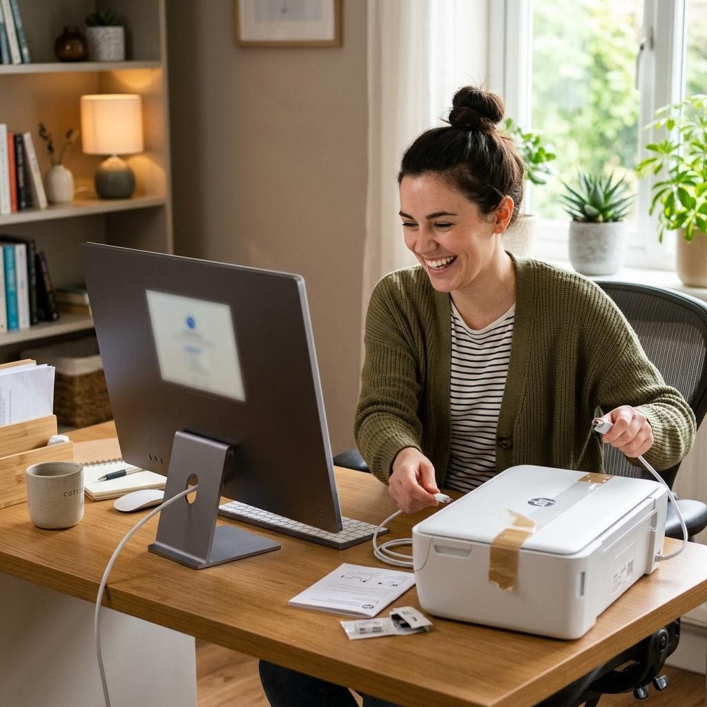 Cliente disfrutando productos de Tecno Galaxia